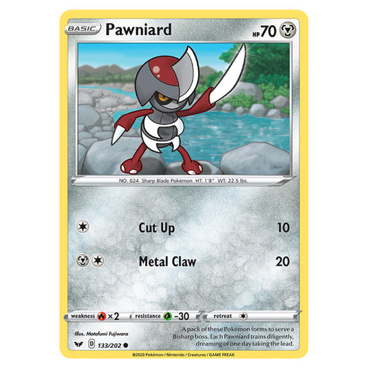 Pokemon - Sword & Shield - Base Set - Pawniard - 133/202