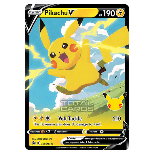 Pokemon - Sword & Shield - SWSH Black Star Promos - Pikachu V - SWSH143