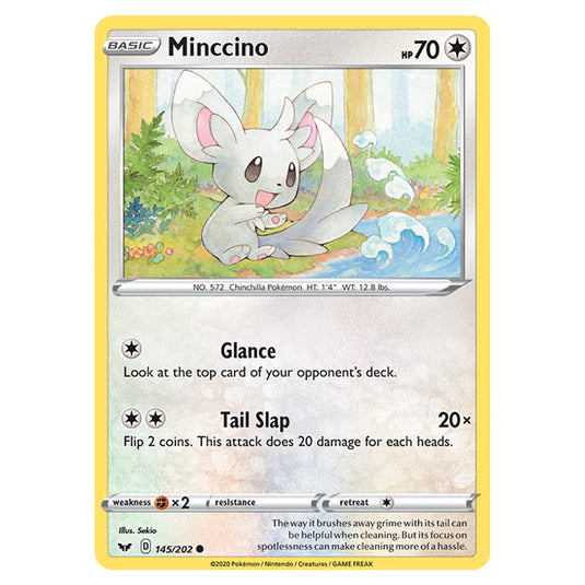 Pokemon - Sword & Shield - Base Set - Minccino - 145/202