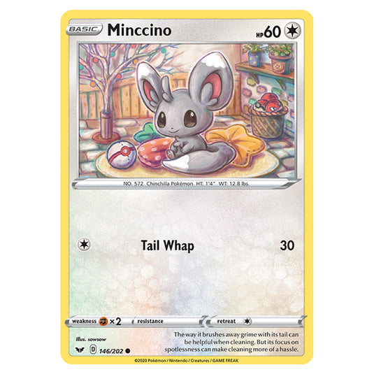 Pokemon - Sword & Shield - Base Set - Minccino - 146/202