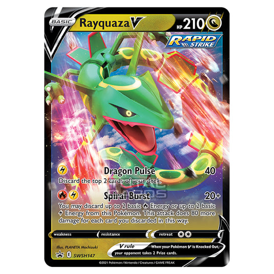 Pokemon - Sword & Shield - SWSH Black Star Promos - Rayquaza V - SWSH147