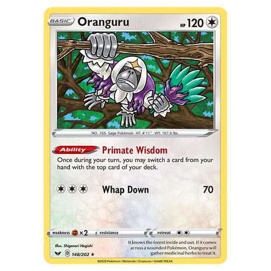 Pokemon - Sword & Shield - Base Set - Oranguru - 148/202