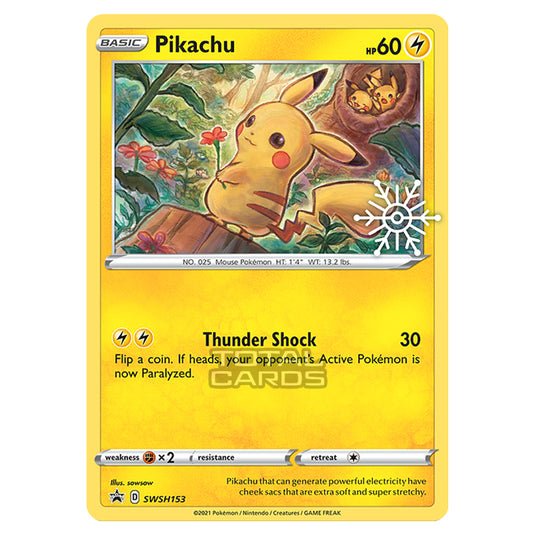 Pokemon - Sword & Shield - SWSH Black Star Promos - Pikachu - SWSH153