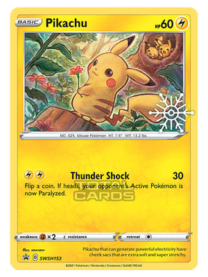 Pokemon - Sword & Shield - SWSH Black Star Promos - Pikachu - SWSH153