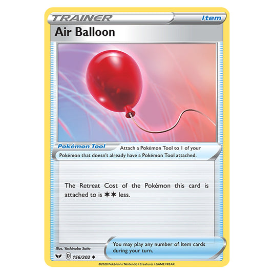 Pokemon - Sword & Shield - Base Set - Air Balloon - 156/202