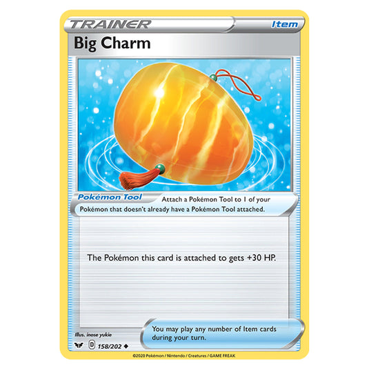 Pokemon - Sword & Shield - Base Set - Big Charm - 158/202