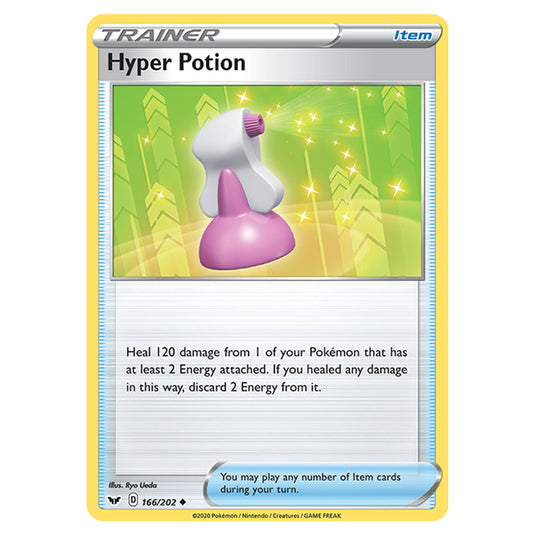 Pokemon - Sword & Shield - Base Set - Hyper Potion - 166/202