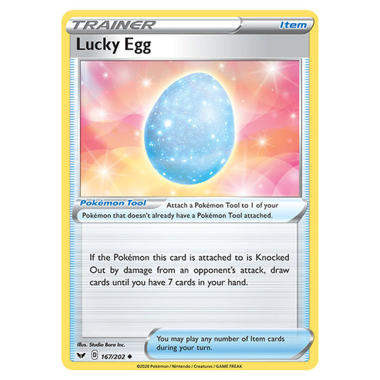 Pokemon - Sword & Shield - Base Set - Lucky Egg - 167/202