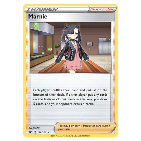 Pokemon - Sword & Shield - Base Set - Marnie - 169/202