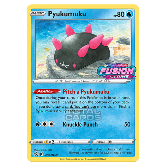 Pokemon - Sword & Shield - SWSH Black Star Promos - Pyukumuku - SWSH169