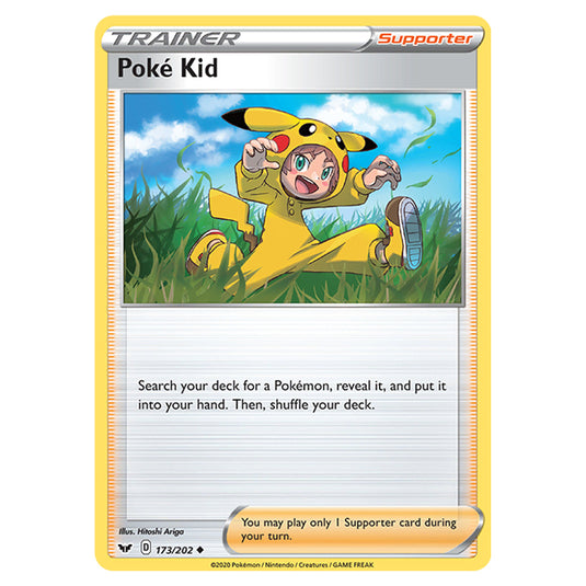 Pokemon - Sword & Shield - Base Set - Poke Kid - 173/202