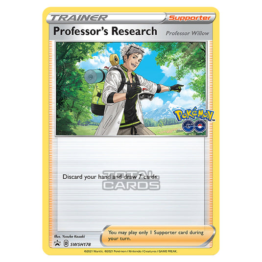 Pokemon - Sword & Shield - SWSH Black Star Promos - Professor's Research - SWSH178