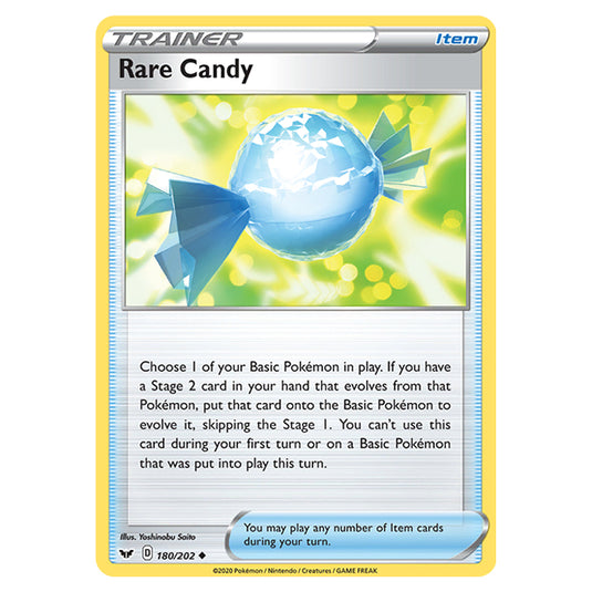 Pokemon - Sword & Shield - Base Set - Rare Candy - 180/202