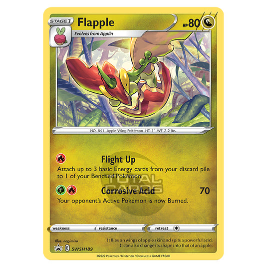 Pokemon - Sword & Shield - SWSH Black Star Promos - Flapple - SWSH189