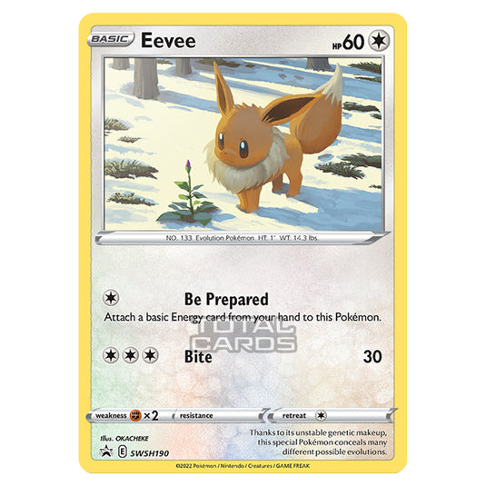 Pokemon - Sword & Shield - SWSH Black Star Promos - Eevee - SWSH190