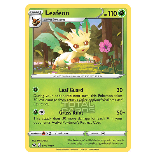 Pokemon - Sword & Shield - SWSH Black Star Promos - Leafeon - SWSH191