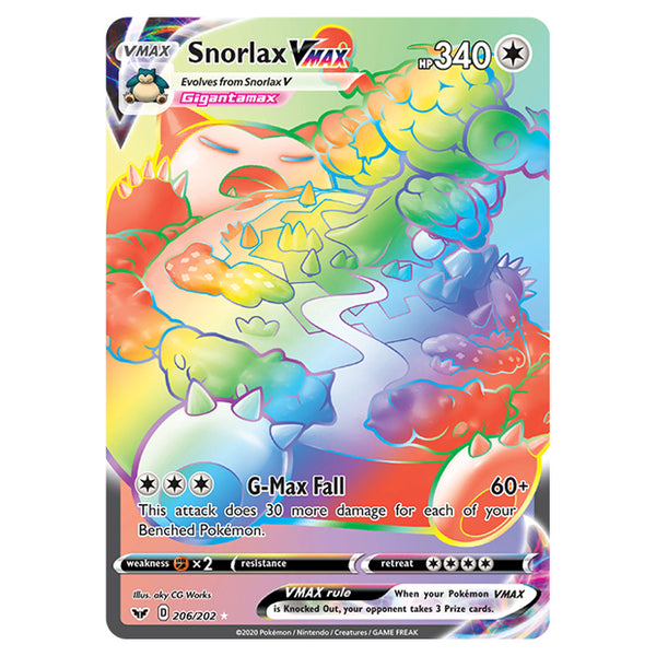 Pokemon - Sword & Shield - Base Set - Snorlax-VMAX