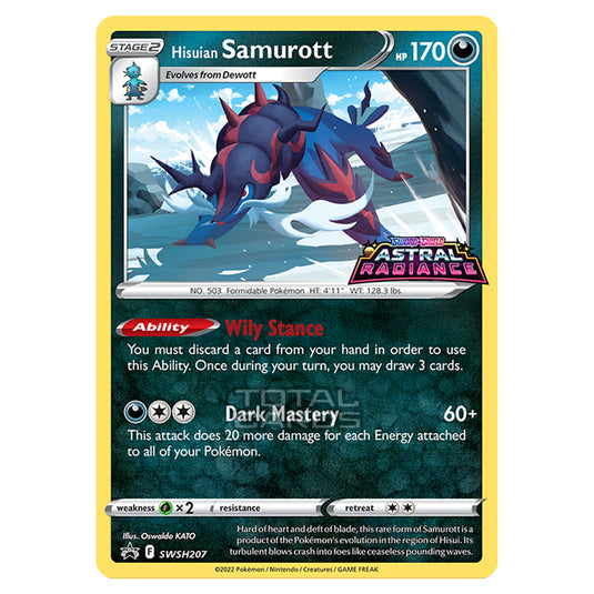 Pokemon - Sword & Shield - SWSH Black Star Promos - Hisuian Samurott - SWSH207