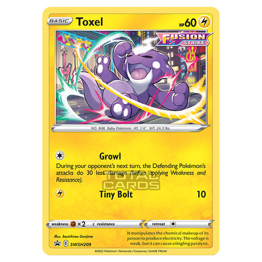 Pokemon - Sword & Shield - SWSH Black Star Promos - Toxel - SWSH209