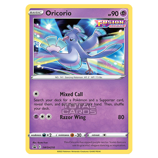 Pokemon - Sword & Shield - SWSH Black Star Promos - Oricorio - SWSH210