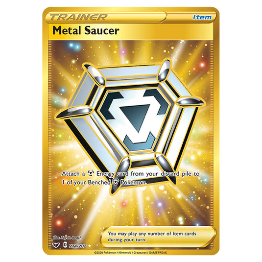 Pokemon - Sword & Shield - Base Set - Metal Saucer - 214/202