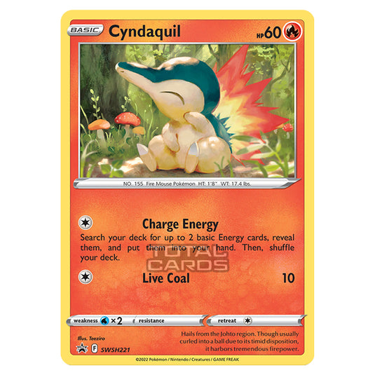 Pokemon - Sword & Shield - SWSH Black Star Promos - Cyndaquil - SWSH221