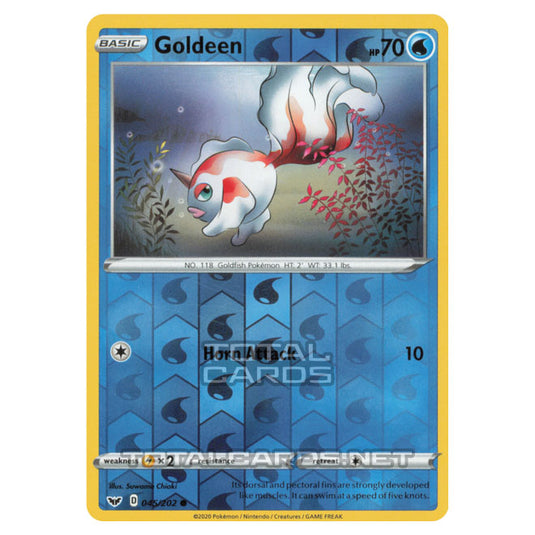 Pokemon - Sword & Shield - Base Set - Goldeen - 045/202 - (Reverse Holo)