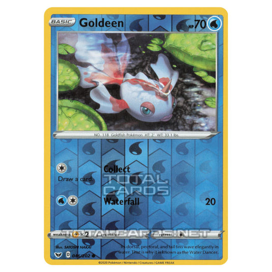 Pokemon - Sword & Shield - Base Set - Goldeen - 046/202 - (Reverse Holo)