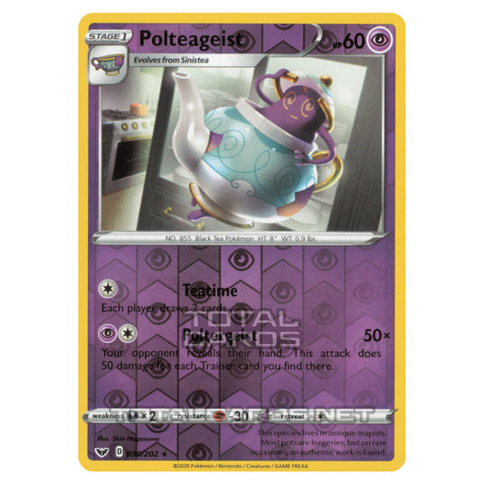 Pokemon - Sword & Shield - Base Set - Polteageist - 090/202 - (Reverse Holo)