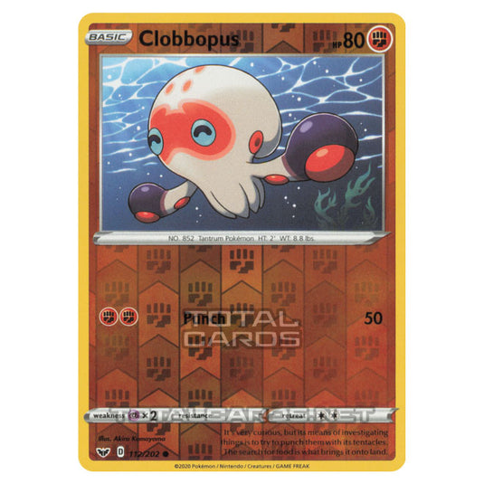 Pokemon - Sword & Shield - Base Set - Clobbopus - 112/202 - (Reverse Holo)