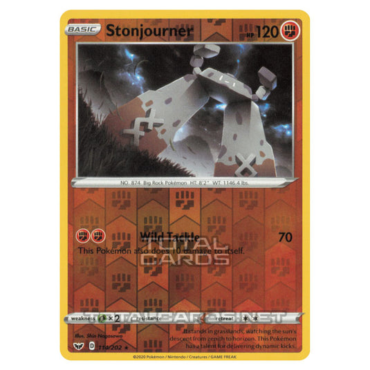 Pokemon - Sword & Shield - Base Set - Stonjourner - 114/202 - (Reverse Holo)