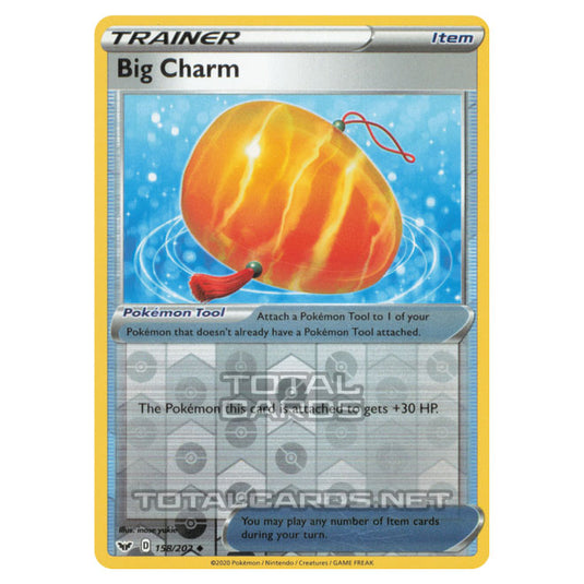 Pokemon - Sword & Shield - Base Set - Big Charm - 158/202 - (Reverse Holo)