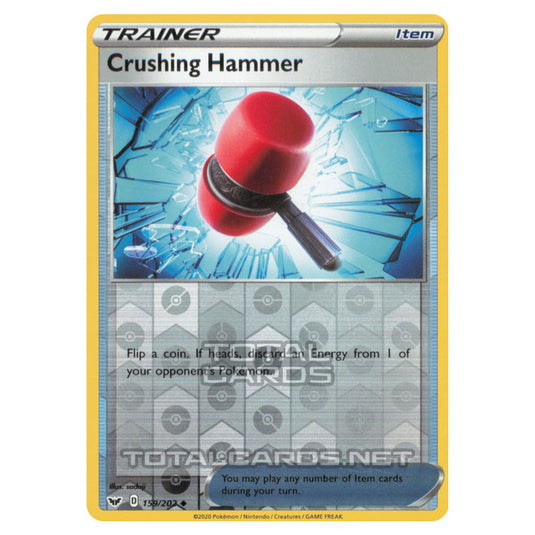 Pokemon - Sword & Shield - Base Set - Crushing Hammer - 159/202 - (Reverse Holo)