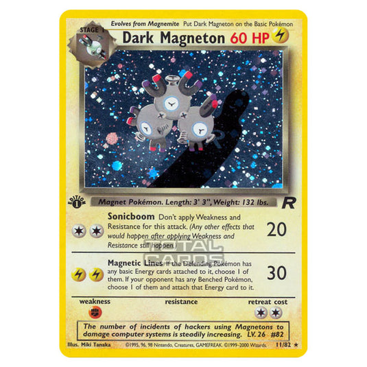 Pokemon - Base - Team Rocket - Dark Magneton - 11/82