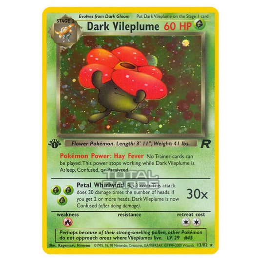 Pokemon - Base - Team Rocket - Dark Vileplume - 13/82