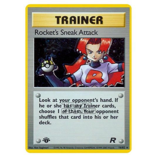 Pokemon - Base - Team Rocket - Rocket's Sneak Attack - 16/82