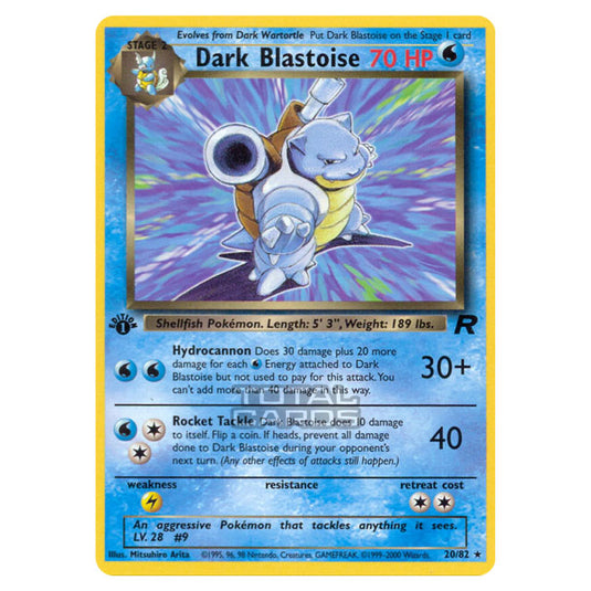 Pokemon - Base - Team Rocket - Dark Blastoise - 20/82