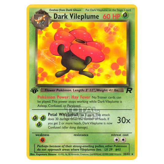 Pokemon - Base - Team Rocket - Dark Vileplume - 30/82