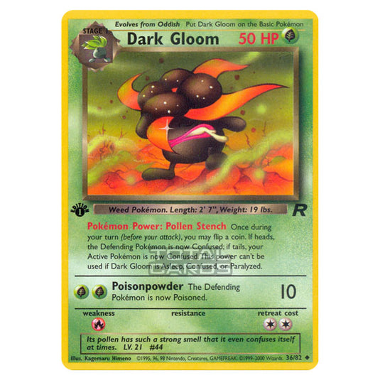 Pokemon - Base - Team Rocket - Dark Gloom - 36/82