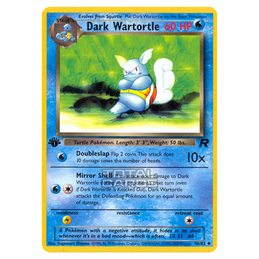 Pokemon - Base - Team Rocket - Dark Wartortle - 46/82