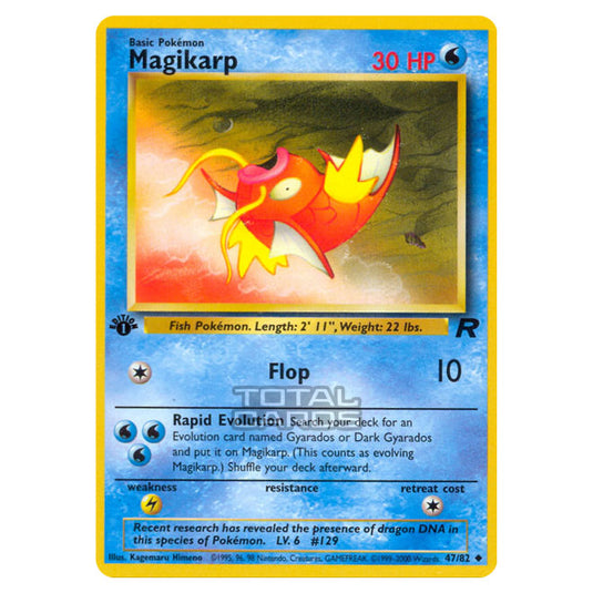 Pokemon - Base - Team Rocket - Magikarp - 47/82