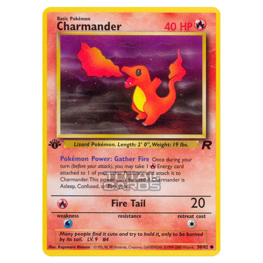 Pokemon - Base - Team Rocket - Charmander - 50/82