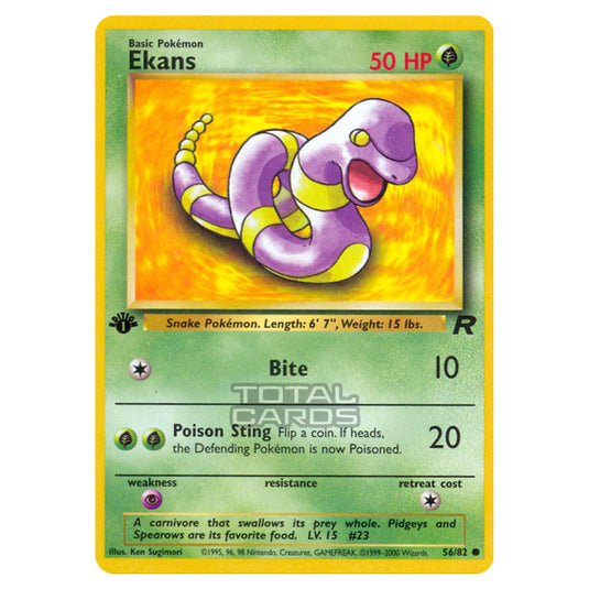 Pokemon - Base - Team Rocket - Ekans - 56/82