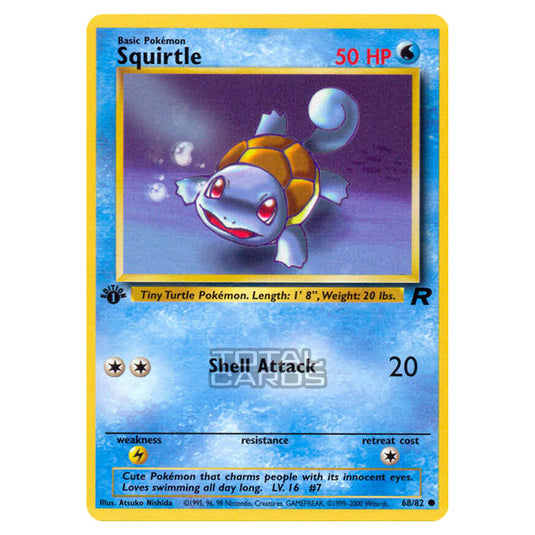 Pokemon - Base - Team Rocket - Squirtle - 68/82