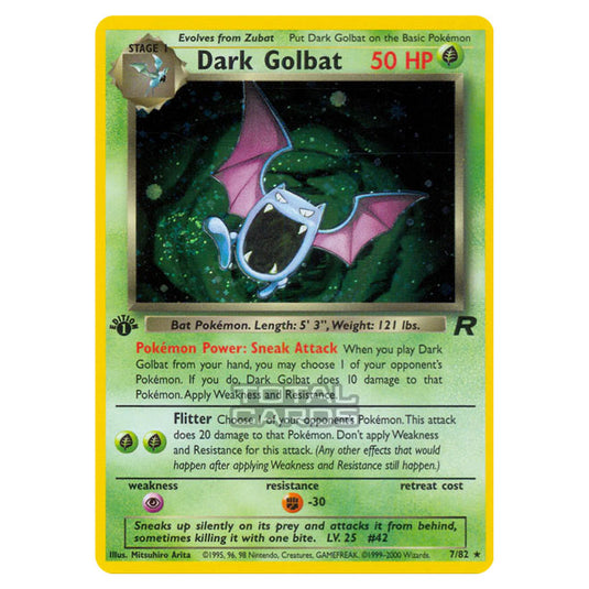 Pokemon - Base - Team Rocket - Dark Golbat - 7/82