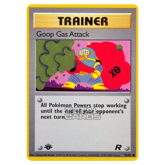 Pokemon - Base - Team Rocket - Goop Gas Attack - 78/82