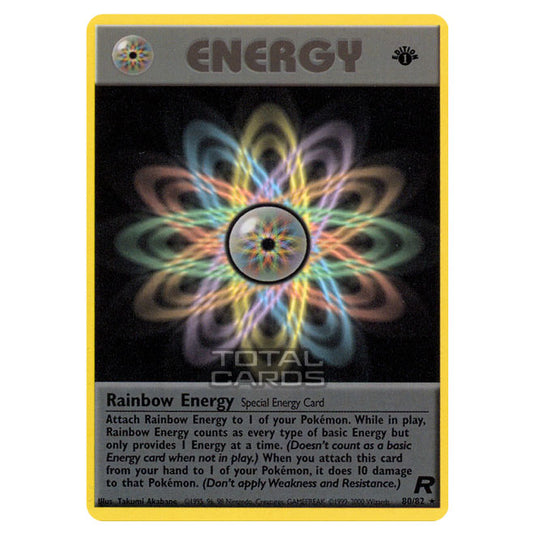 Pokemon - Base - Team Rocket - Rainbow Energy - 80/82