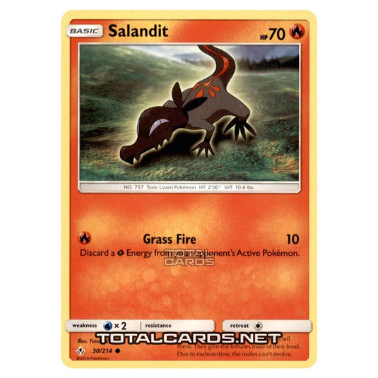 Pokemon - Sun & Moon - Unbroken Bonds - Salandit