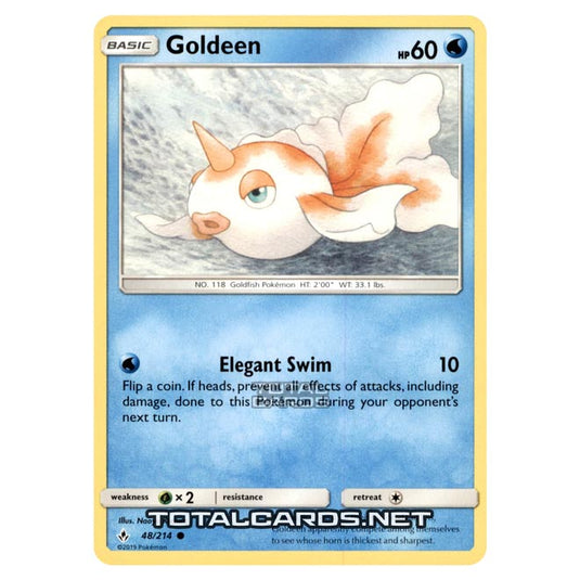Pokemon - Sun & Moon - Unbroken Bonds - Goldeen - 48/214