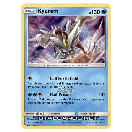 Pokemon - Sun & Moon - Unbroken Bonds - Kyurem - 50/214